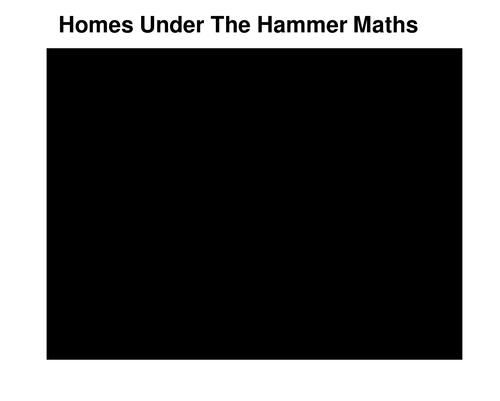 Homes Under The Hammer - Percentage Change