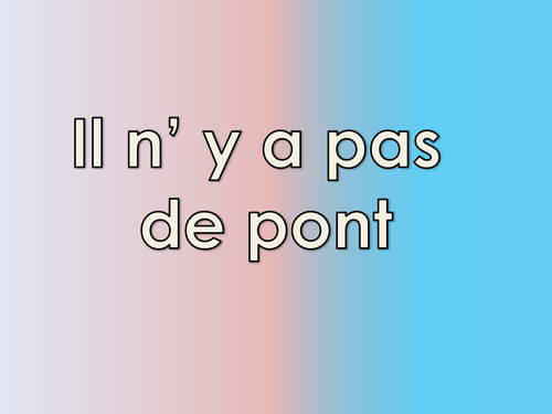 Describing your town