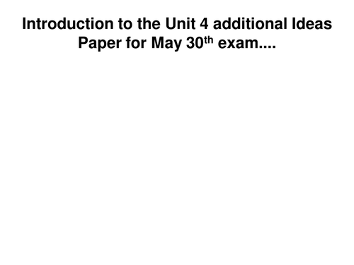 2012 Additional Ideas in context - Hypothermia