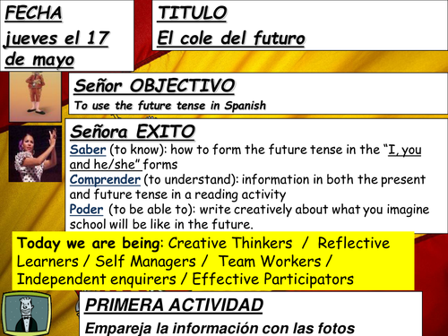 'El cole del futuro' and 'El acoso escolar'