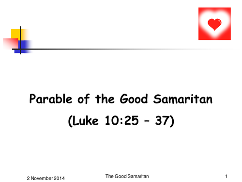 The Good Samaritan