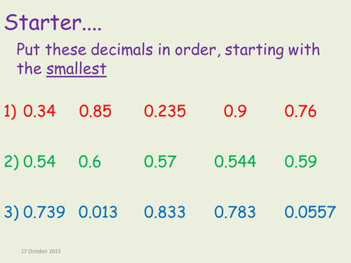 KS3 - Multiplying Decimals - Starter by alex1607 - Teaching Resources - TES