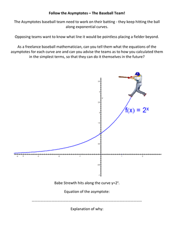 The Asymptotes Baseball Team