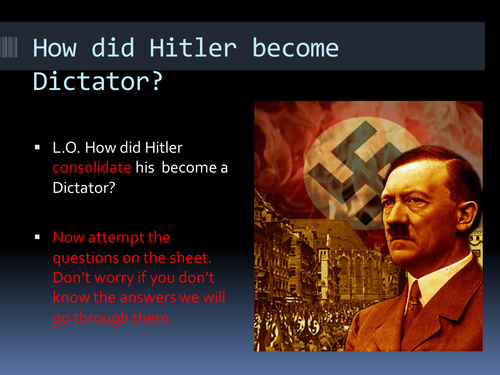 How did Hitler take away the Jews' Freedom? by Cassius82 - Teaching ...