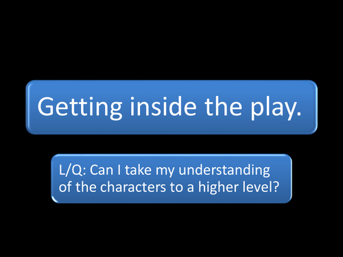 Hot-seating Speaking & Listening Activity: Hamlet!