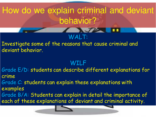AQA Sociology - Explaining crime and deviance