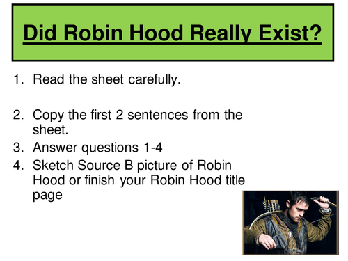 Who was Robin Hood?
