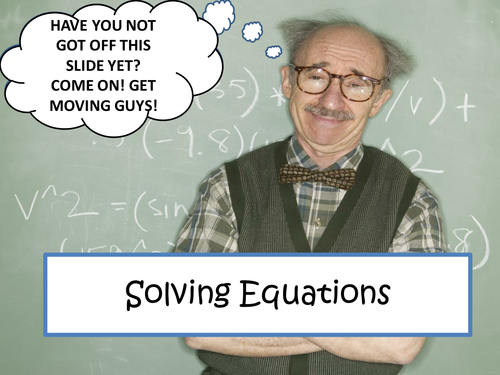 Solving Equations powerpoint